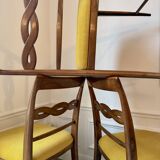 Chairs, set of 6 Paolo Buffa chairs by Mario Quarti