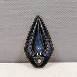 Søholm wall candlestick made of ceramic and in blue colors/shades 1960s