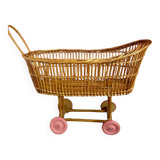 Rolling cradle for doll