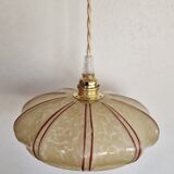 Clichy art deco glass walking lamp