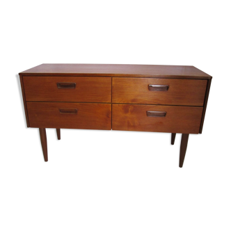 Scandinavian teak chest of drawers