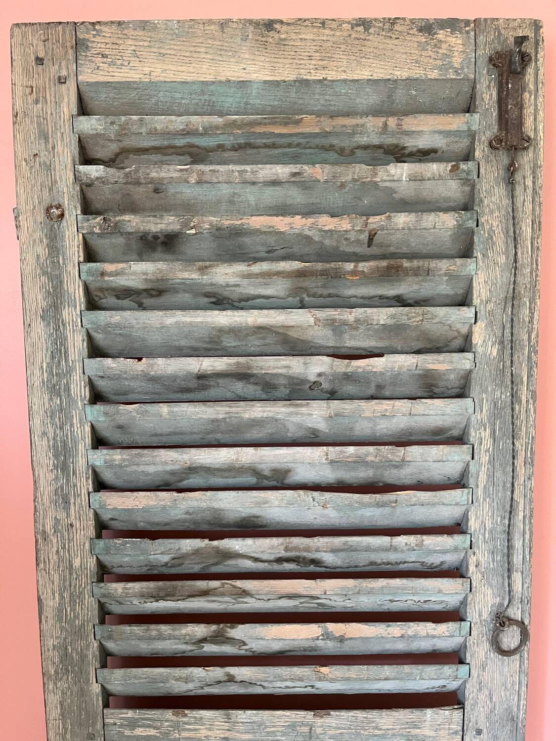 Old shutter blinds