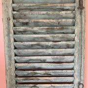 Old shutter blinds