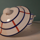 Steel earth soup bowl