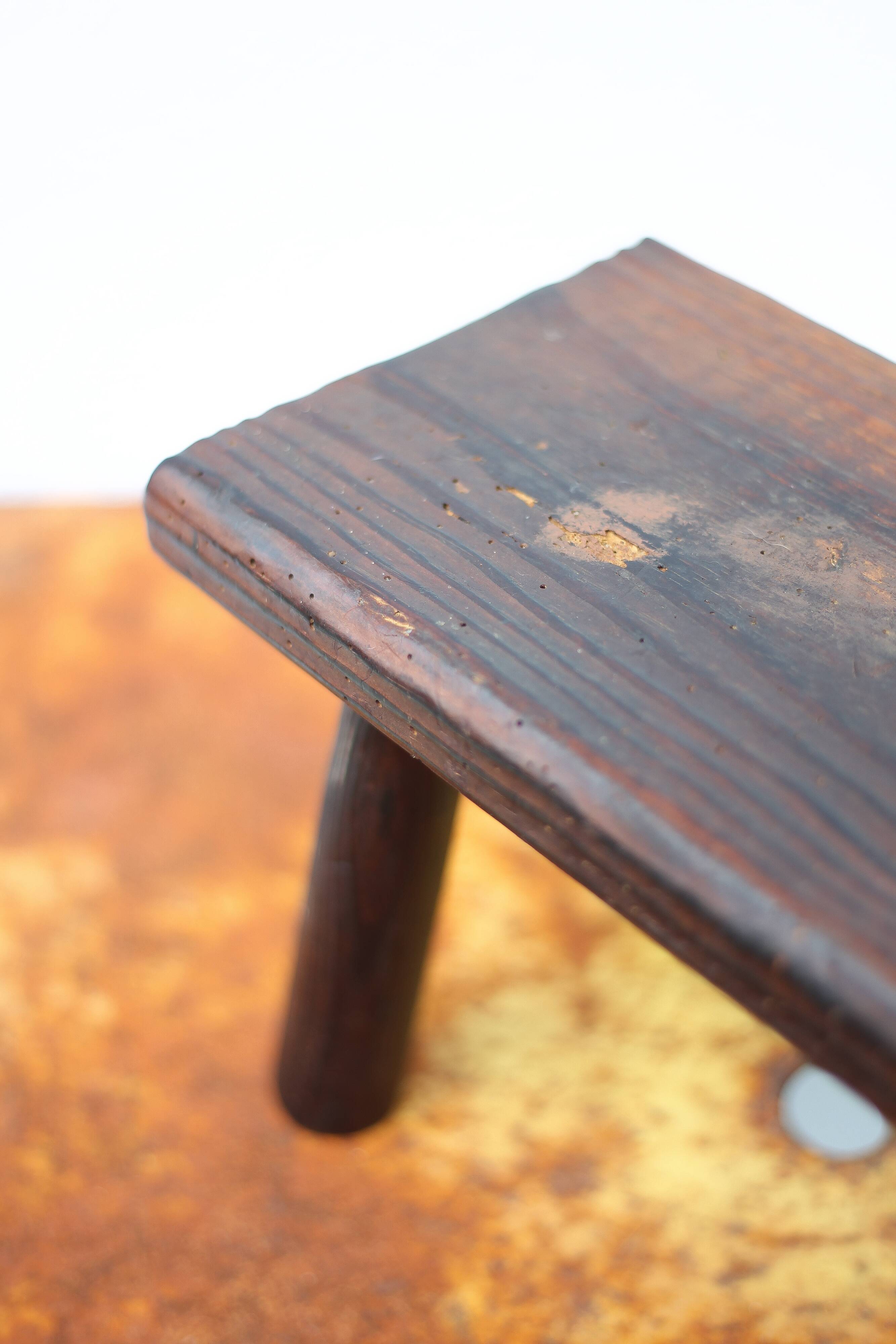 Wooden stool, small stool, plant holder, interior decoration