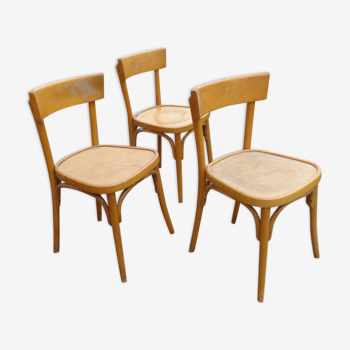 Ensemble de 3 chaises bistrot