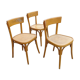Ensemble de 3 chaises bistrot