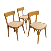Ensemble de 3 chaises bistrot