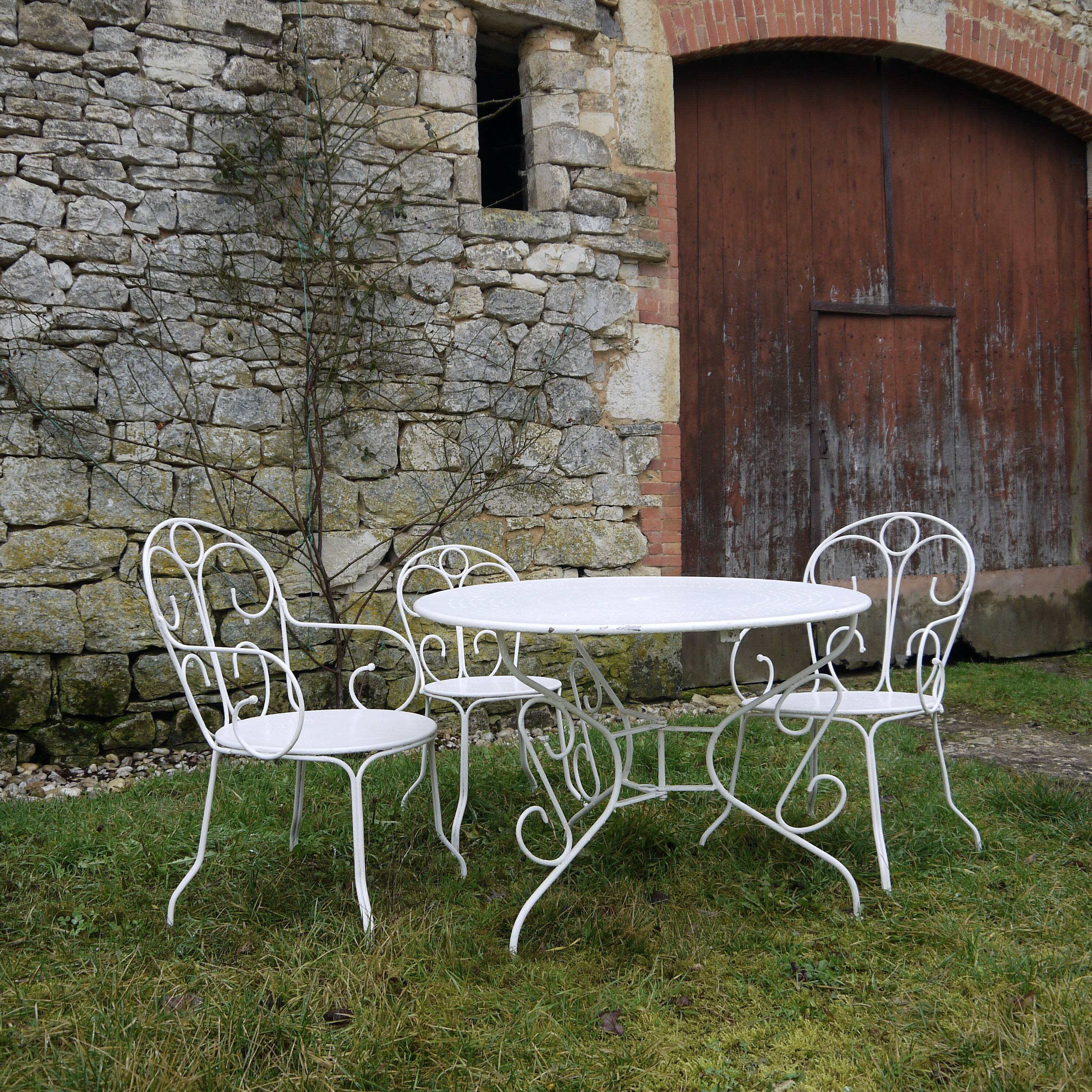 Wrought iron garden room