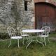 Wrought iron garden room