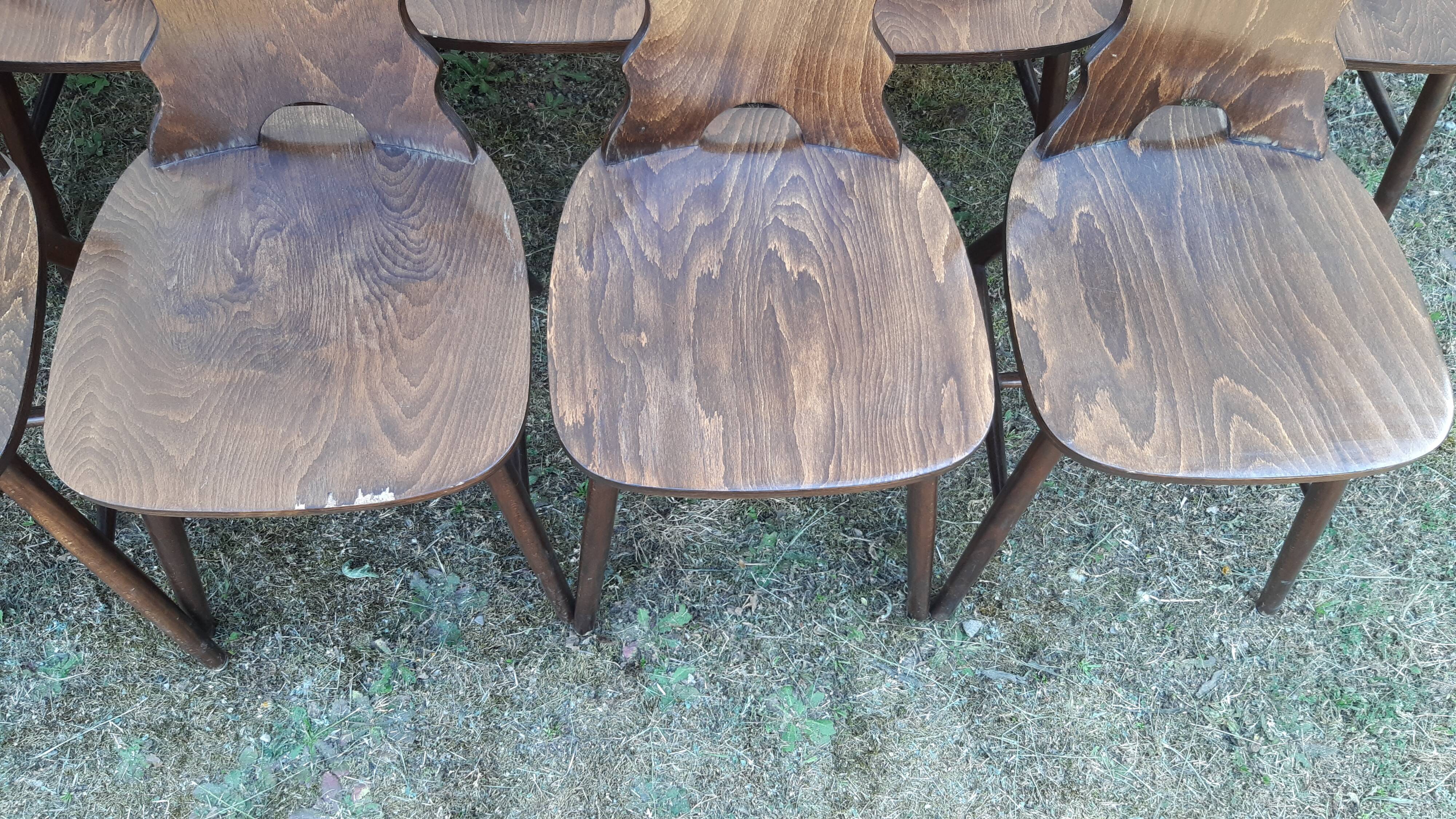 Set of 16 bistro chairs