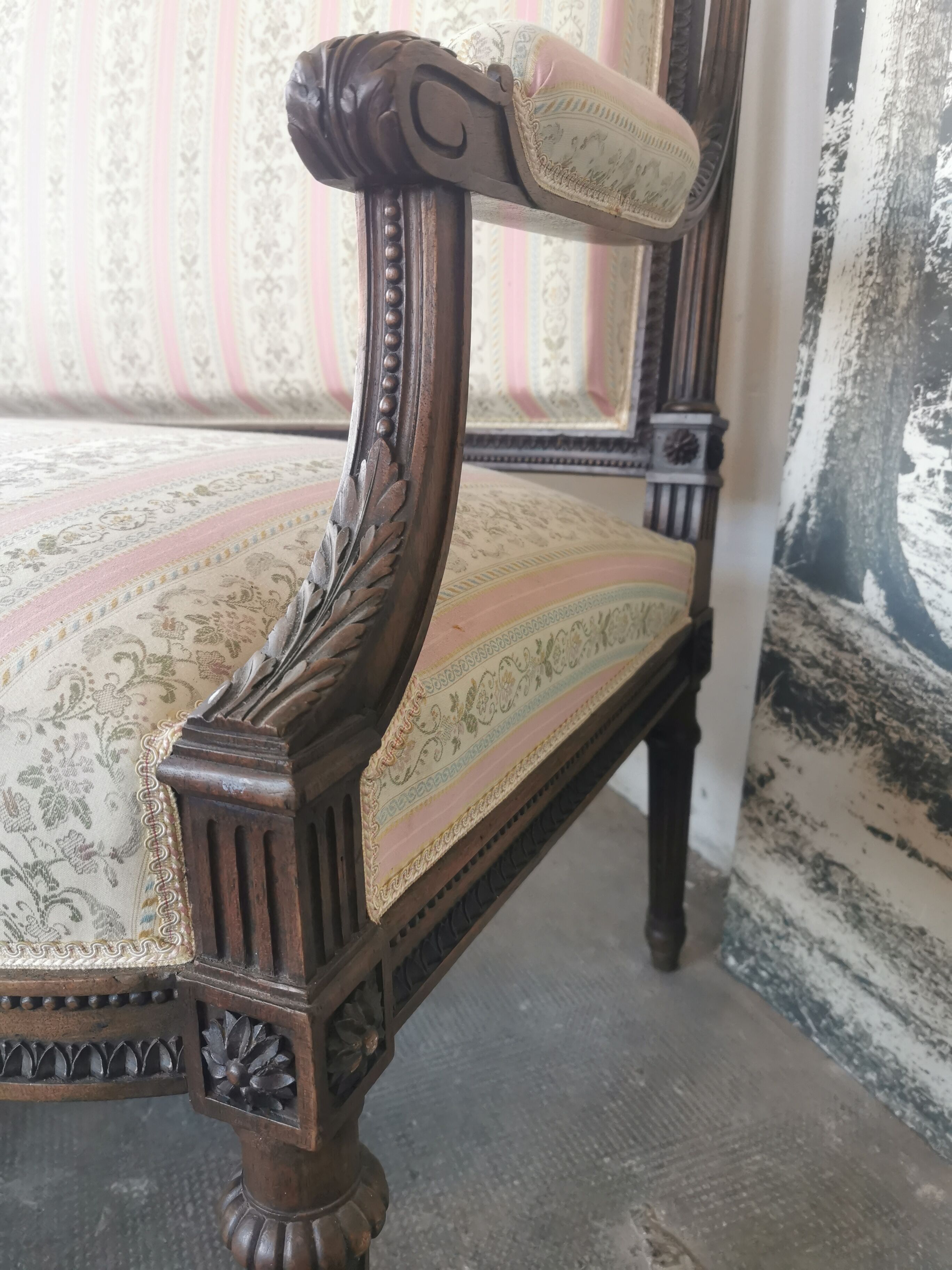 Louis XVl style bench