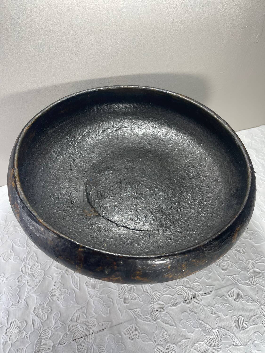 Handmade Terracotta Fruit Bowl / Centerpiece on Pedestal