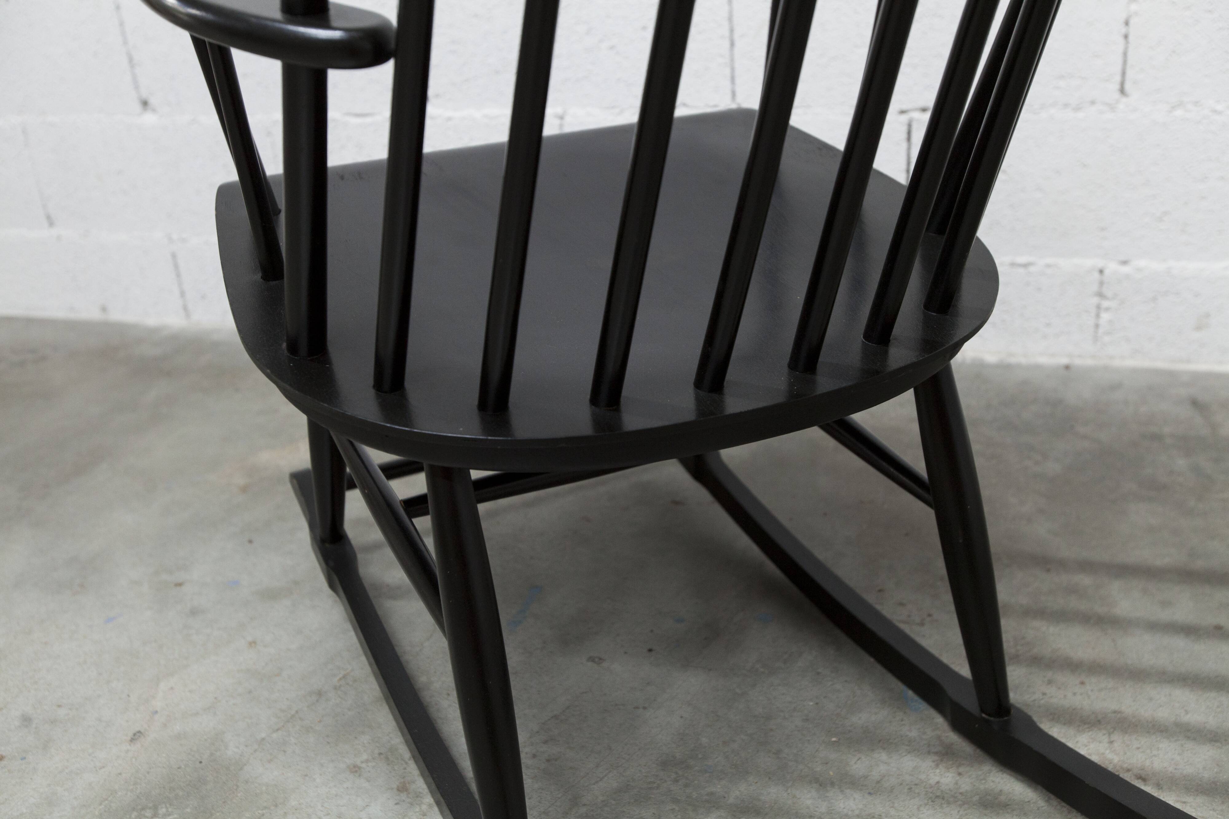 Scandinavian rocking chair tapiovaara style  1960 very good condition