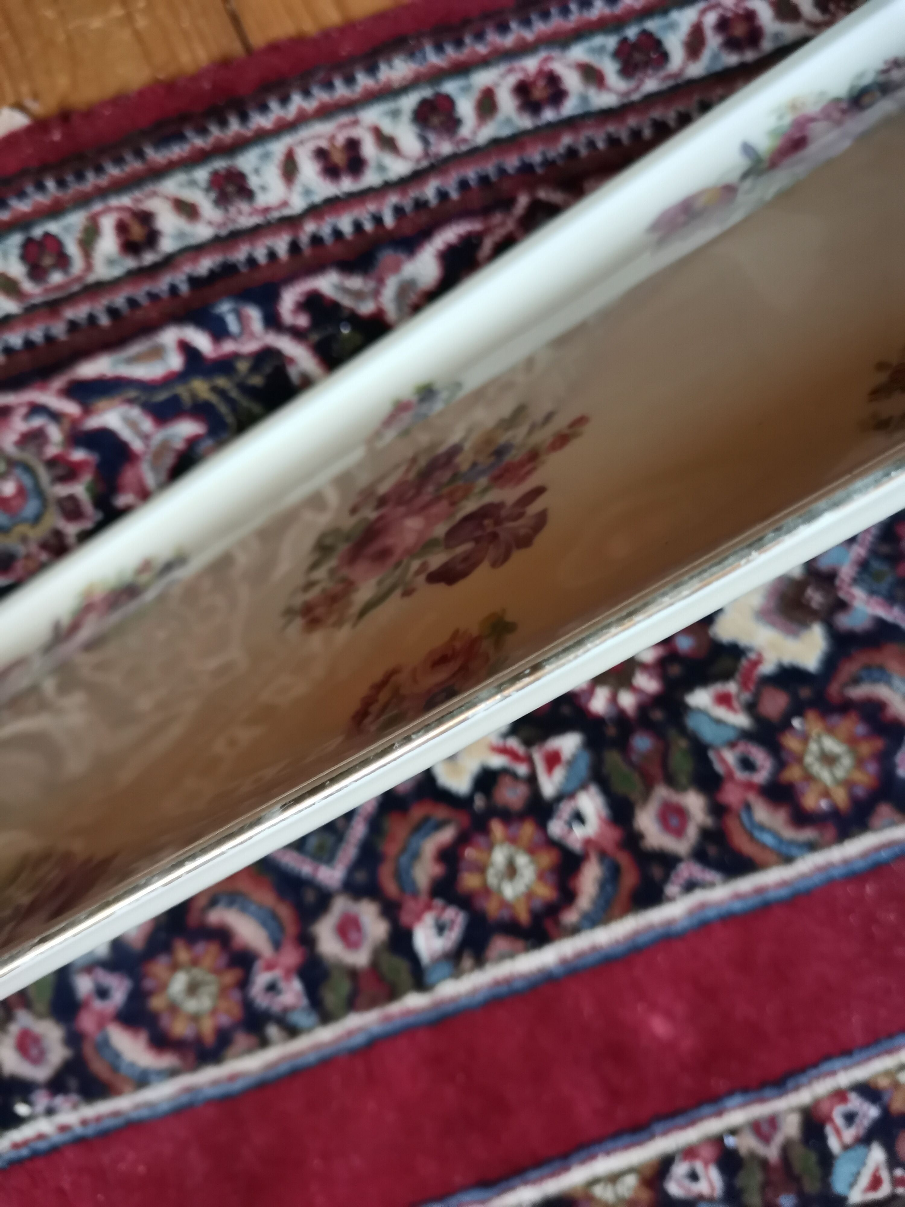 Rectangular flat Limoges