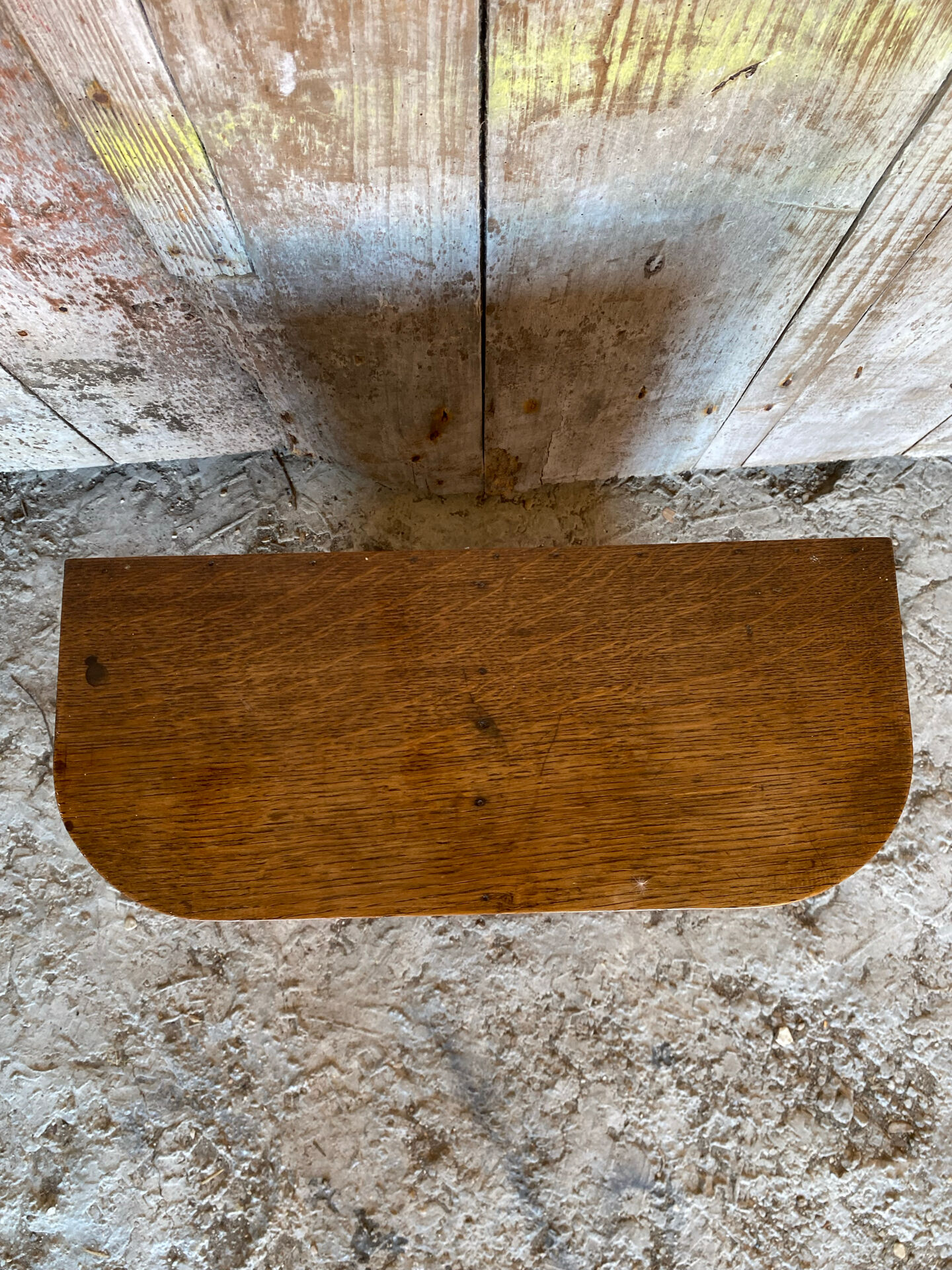Shelf antique furniture art deco oak wood 1920s 1930s vintage