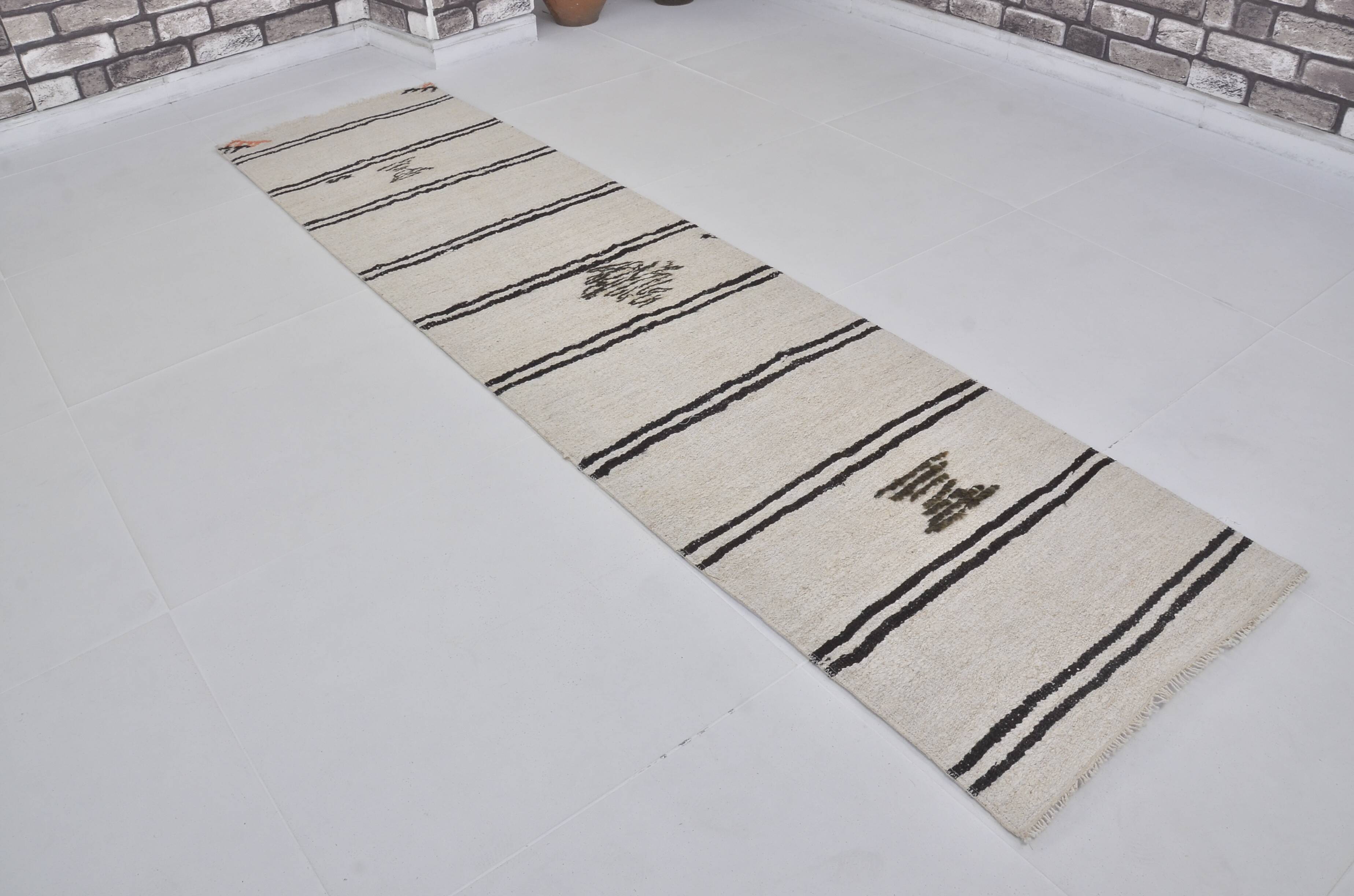 Vintage Hemp Runner Rug sku 3870