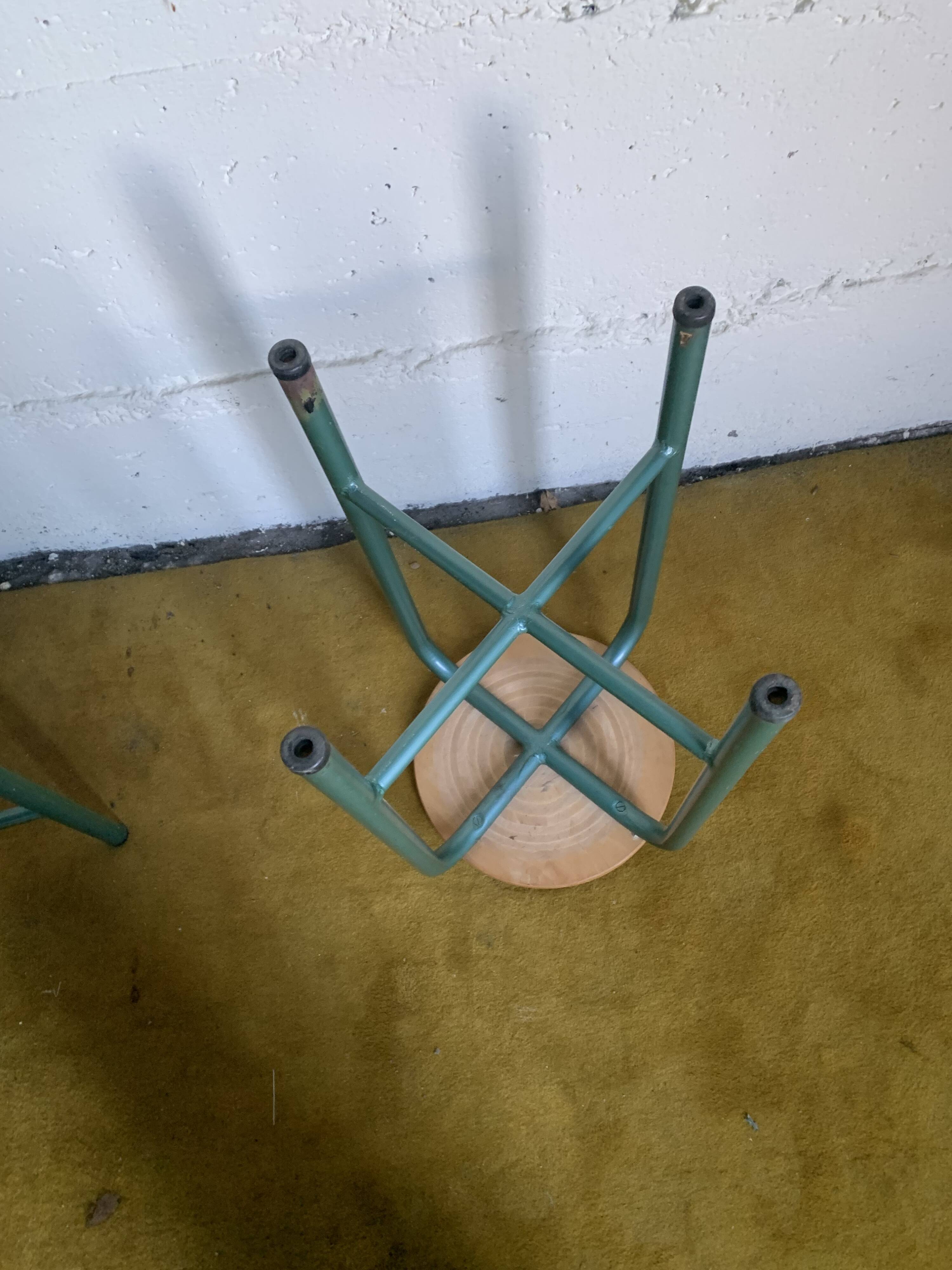 Pair of school stools