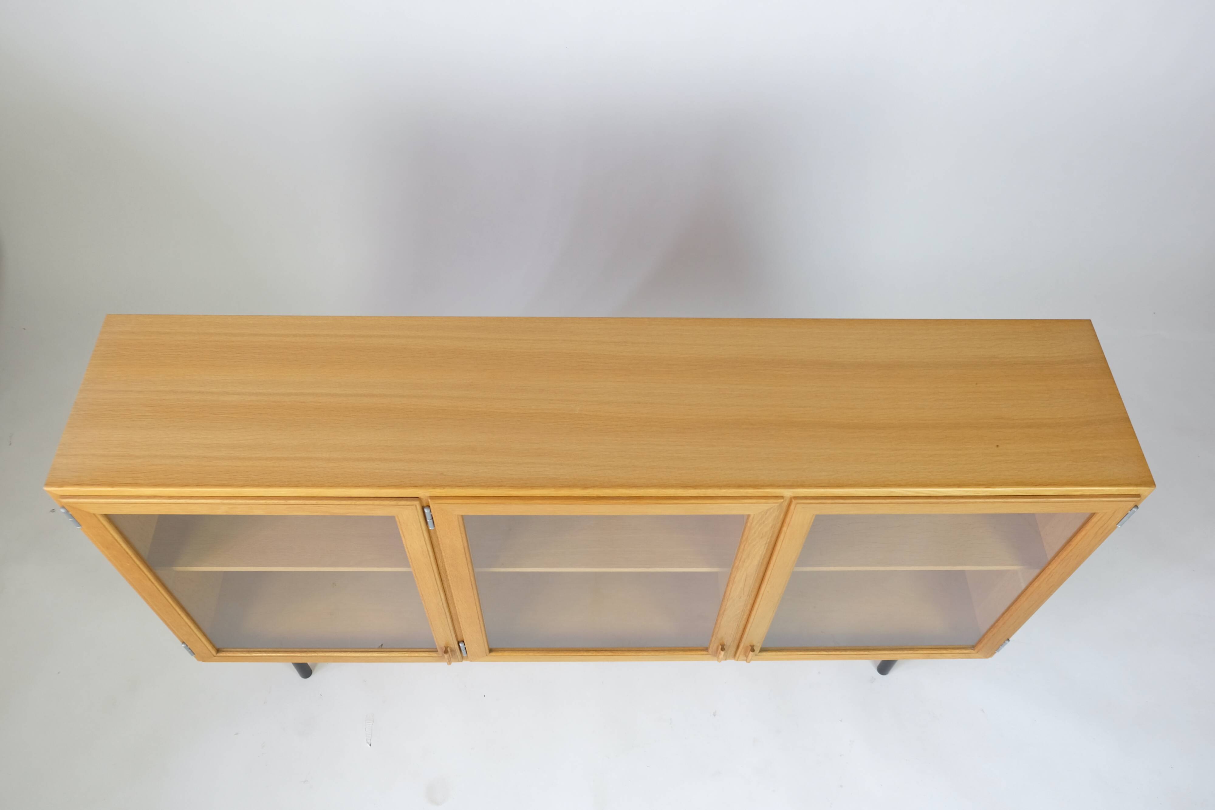 Vintage Sideboard Vitrine Eiche Danish Design 70er Dänisch 70s