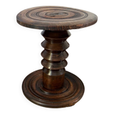 Side table in turned oak