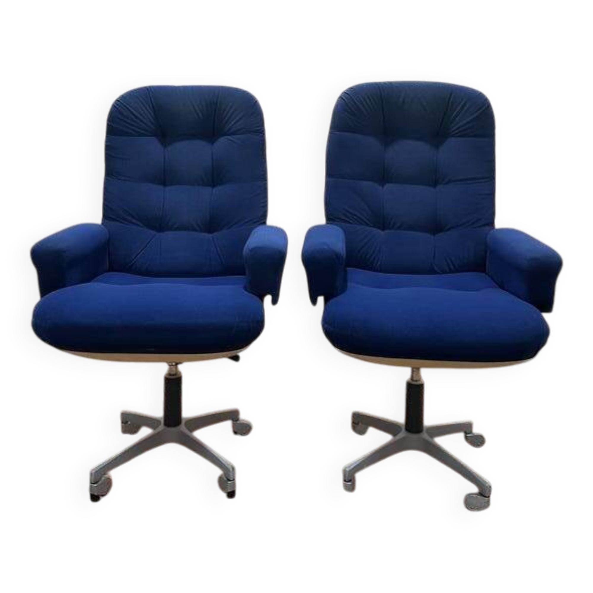 Paire de fauteuils de bureau 1970