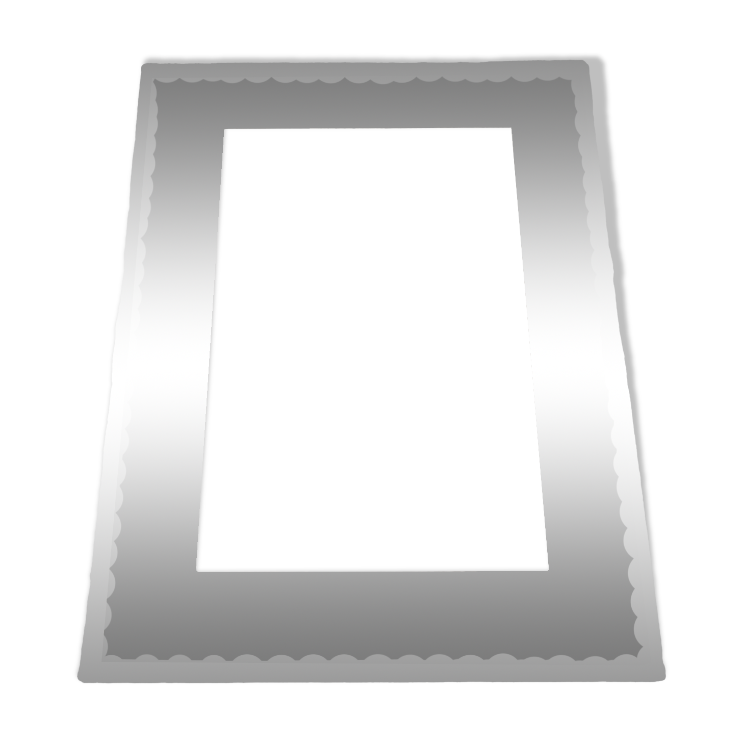 Old Venetian Art Deco glass photo frame