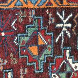 Tapis ancien Kurde Turquie laine fait main 112x200 cm