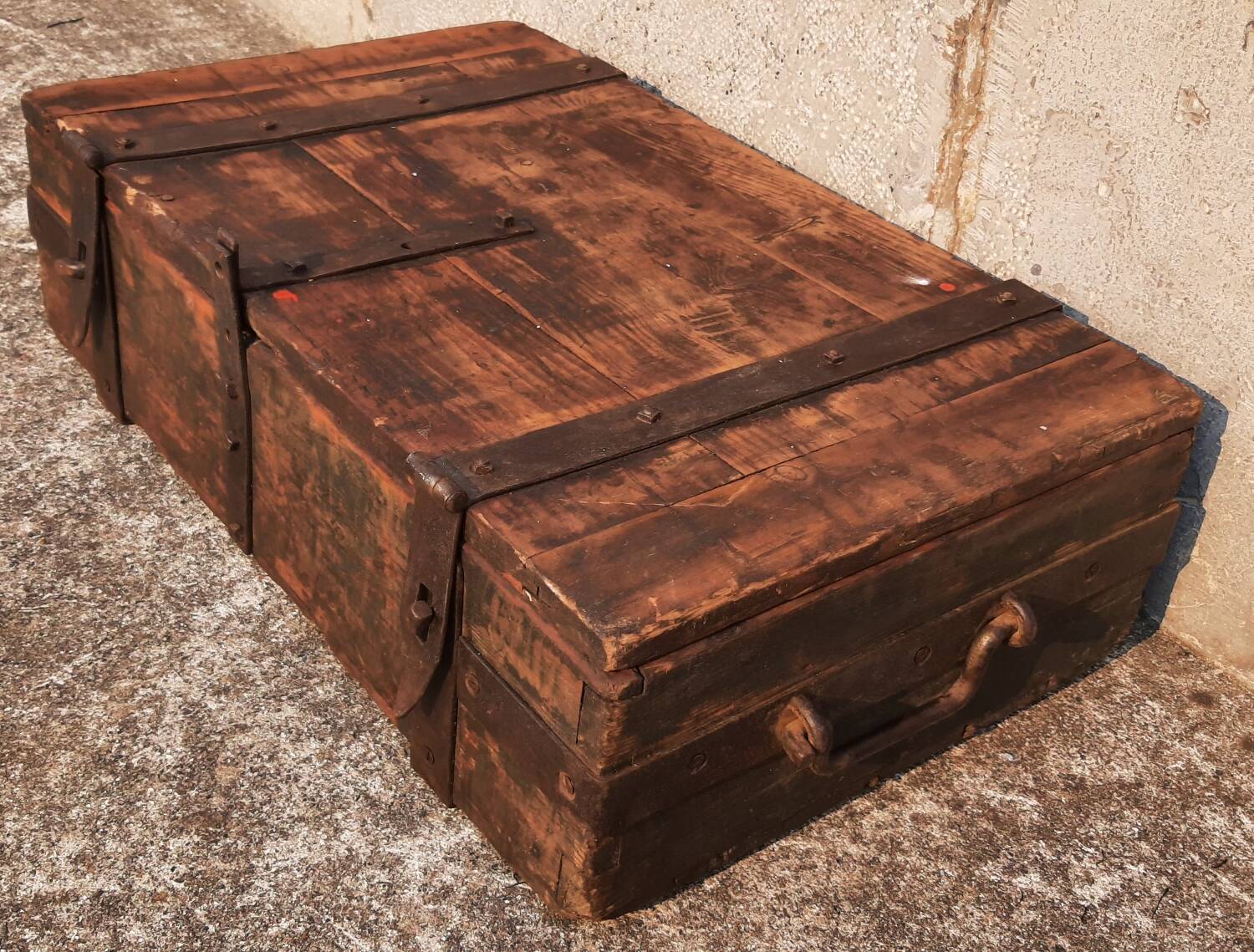 Old military chest