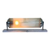 Chrome Bauhaus flush mount/ceiling light or Wall Lamp, 1940s - Czechoslovakia