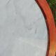 Antique Louis XVI style bouillotte table with marble top