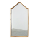Miroir doré en arc avec sommet ogival mauresque, France, vers 1920
