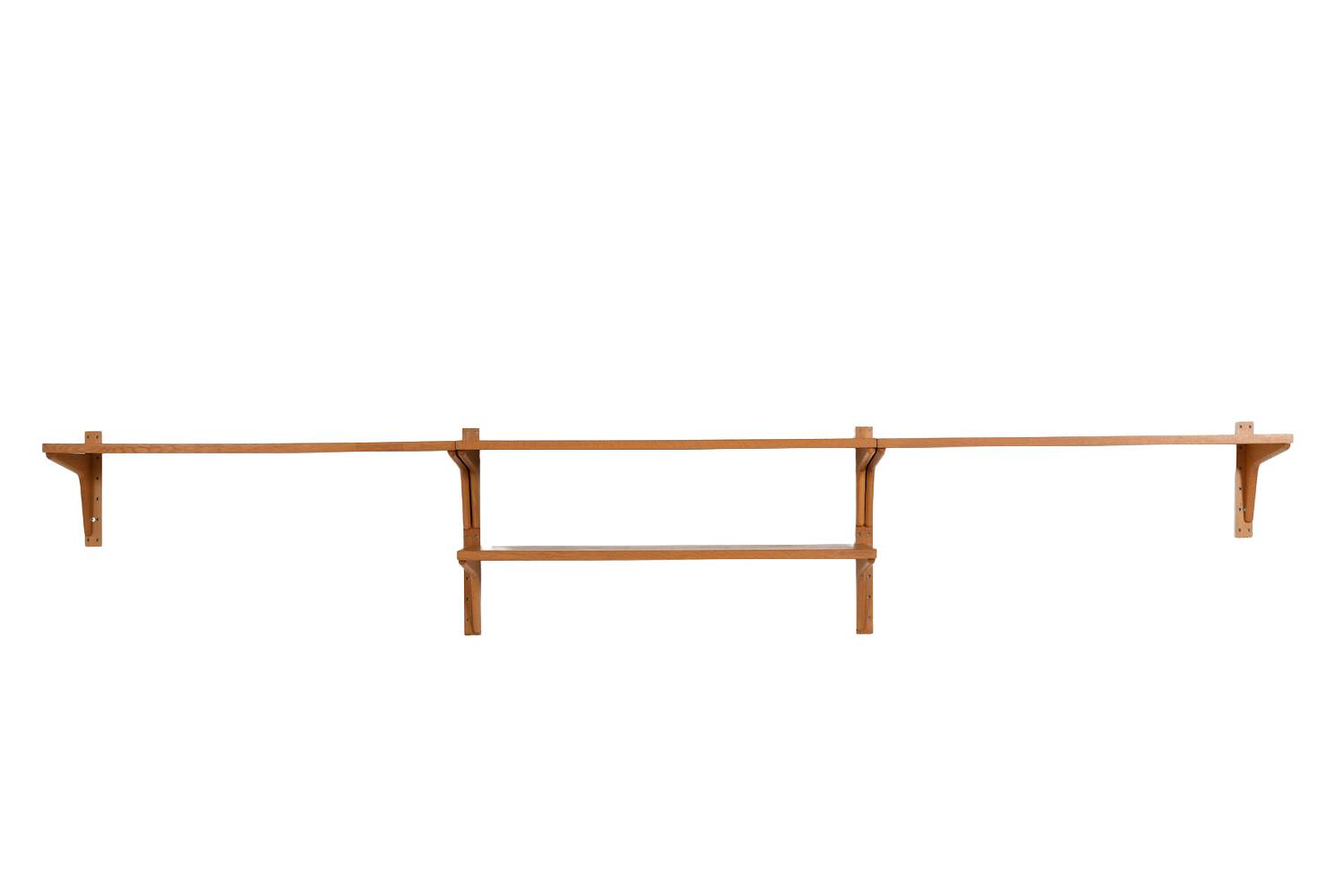 Oak Shelf System by HG Furniture Denmark 1960s