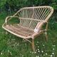 Rattan bench years 50/60