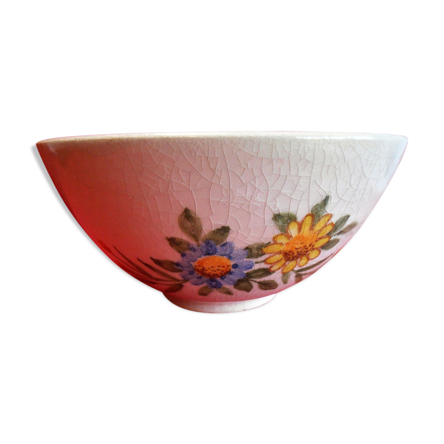 Cracked earthenware bowl Vallauris spring décor