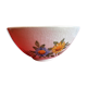Bol faience craquelée Vallauris décor printanier