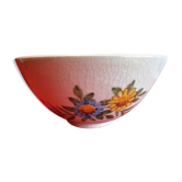Bol faience craquelée Vallauris décor printanier