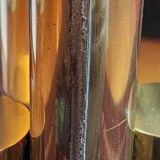 Tubular brass candlestick