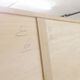 1960 Scandinavian wardrobe, atypical blond wood varnished, 4 doors 3