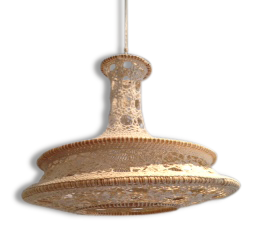 Suspension in macrame beige