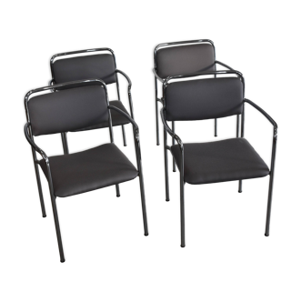 Set of 4 vintage chairs from the GDR era - 'Palast der Republik