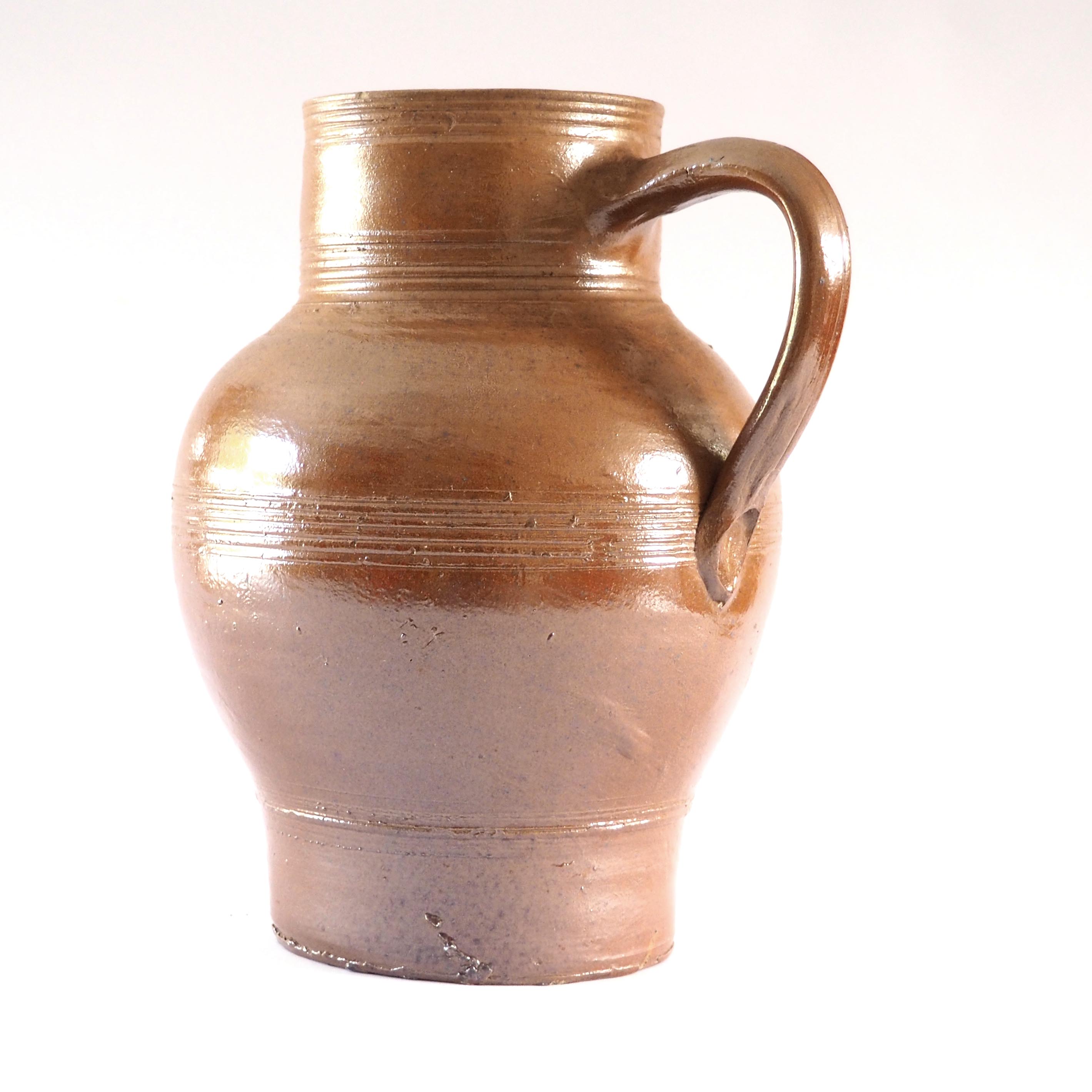 Stoneware pitcher