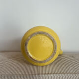 Vintage ceramic yellow pitcher