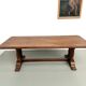 Table de ferme bourgeoise en chêne, années 50