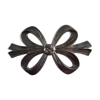 Lancel's nickel bronze flat in Paris around 1970 in beautiful condition