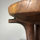 Handmade midcentury African tribal Jimma or Oromo tripod stool side table