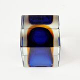 Sommerso Murano Glass Catch-All by Flavio Poli for Seguso, Italy, 1960s