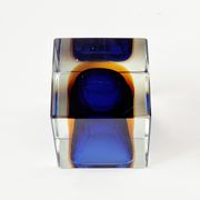 Sommerso Murano Glass Catch-All by Flavio Poli for Seguso, Italy, 1960s