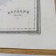 Old Spain, printed map from 1852.