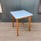 Table à manger ou bureau formica et bois vintage