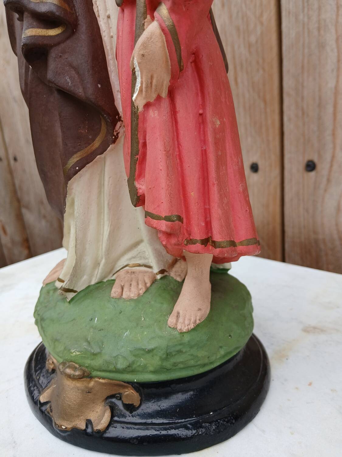 Plaster statue of Saint Joseph